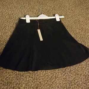 Level 99 suede mini skirt